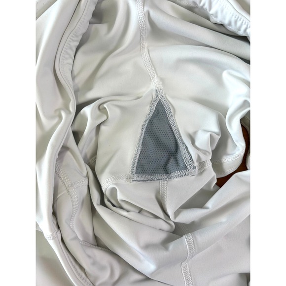 Athleta Run With It 16" Skort White XL Tennis Golf‎ Preppy Athleisure Active Gym - Picture 7 of 8